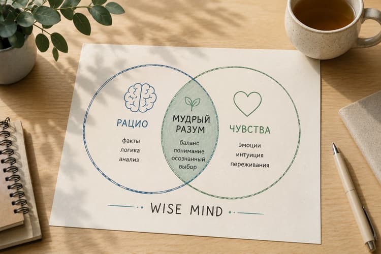 Навык «Мудрый разум» (Wise Mind). Как принимать решения не только на эмоциях?