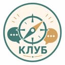 Логотип клуба СДВГ Навигатор — компас и чат